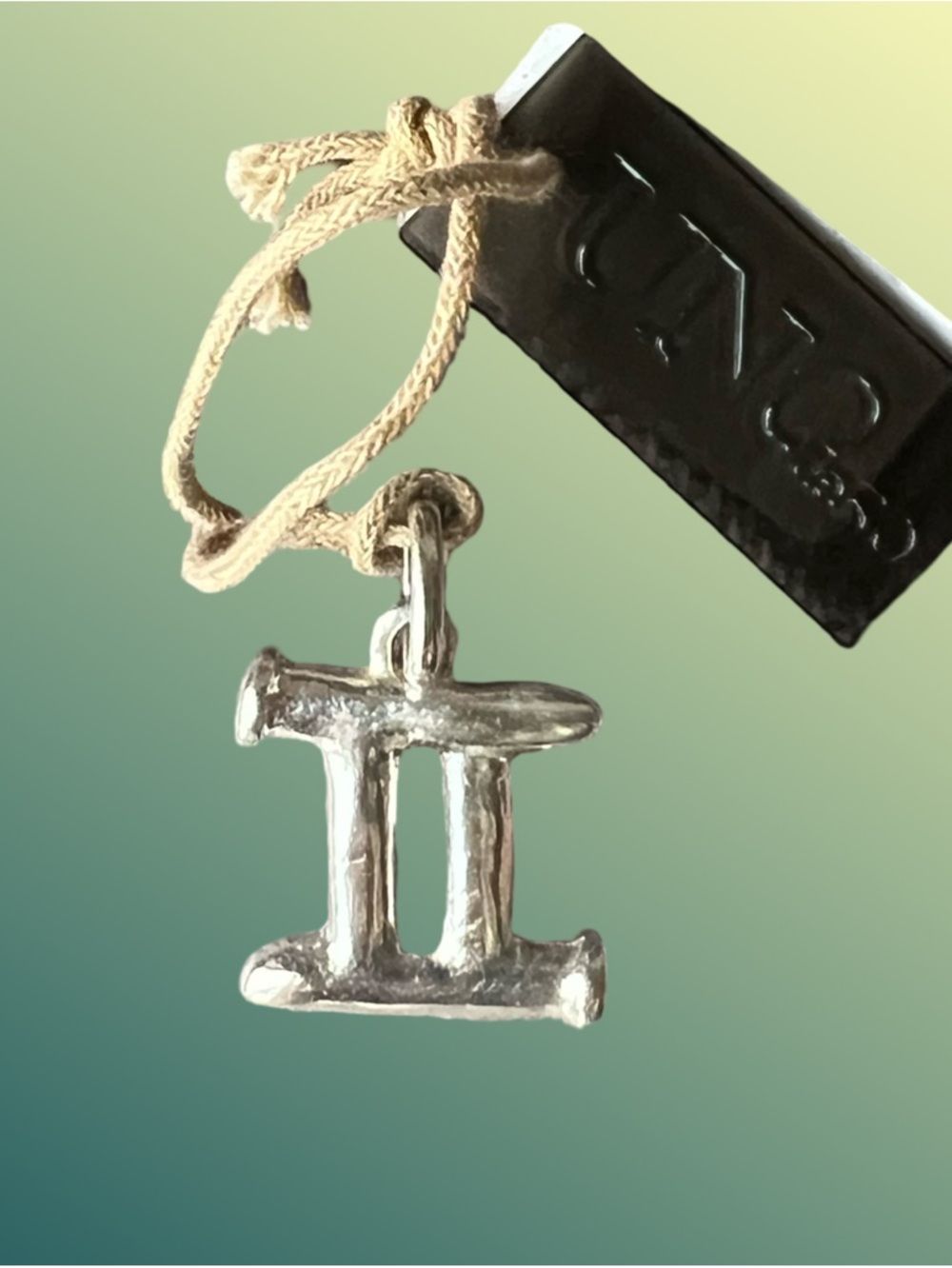 Gemini Sterling Silver-Plated Charm by UNO de 50 - Picture 2 of 4